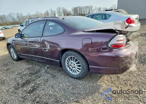 2002 Pontiac Grand Prix Gt z USA, uszkodzony, nr VIN 1G2WP12K82F219285